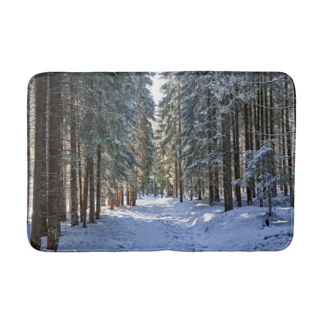 Ice & Snow | Tatra Mountains, Poland Bath Mat (Front)