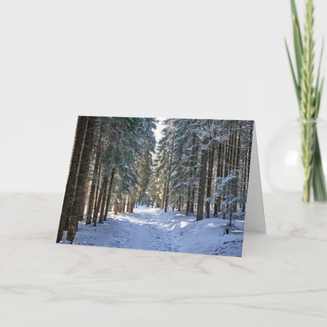 Ice & Snow | Tatra Mountains, Poland Card (Front)