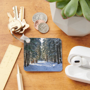 Ice & Snow   Tatra Mountains, Poland Keychain