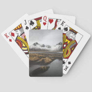 Ice & Snow Vestrahorn Mountain, Iceland Playing Cards