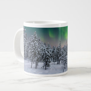 Ice & Snow Winter Landscape, Finland Large Coffee Mug