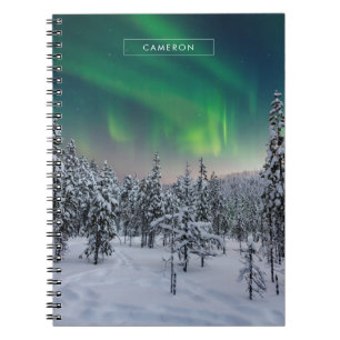 Ice & Snow Winter Landscape, Finland Notebook