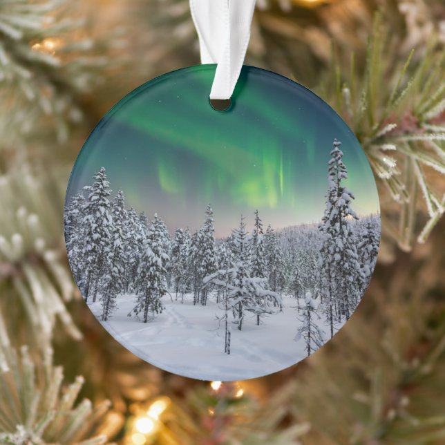 Ice & Snow | Winter Landscape, Finland Ornament (Tree)