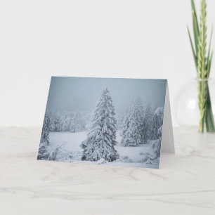 Ice & Snow   Woodland, Swiss Alps Card