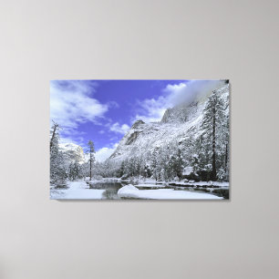 Ice & Snow Yosemite National Park Canvas Print