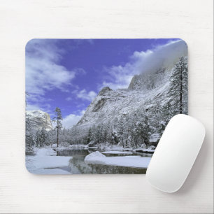 Ice & Snow Yosemite National Park Mouse Pad