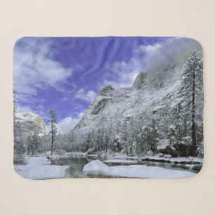 Ice & Snow   Yosemite National Park Sherpa Blanket