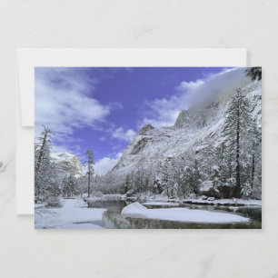 Ice & Snow   Yosemite National Park Thank You Card