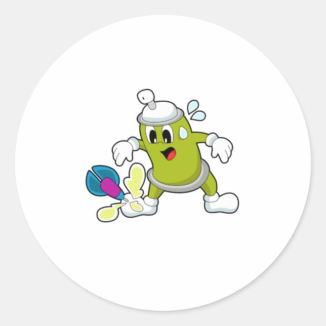 Ice spray Darts Dart Classic Round Sticker (Front)