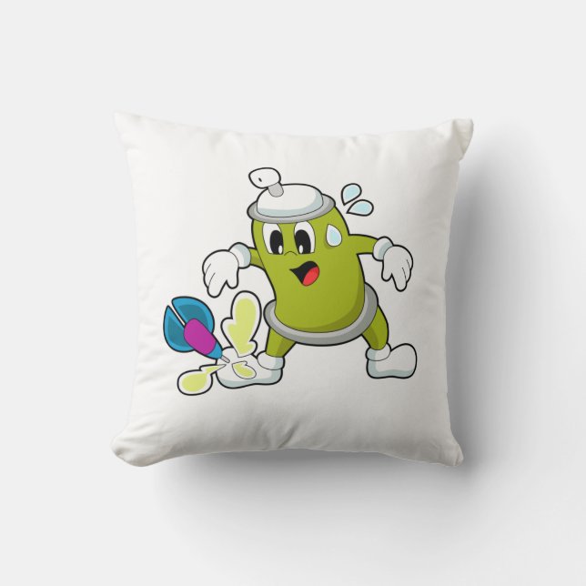 Ice spray Darts Dart Throw Pillow (Front)