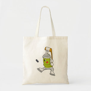 Ice spray Ice hockey Ice hockey stick Tote Bag