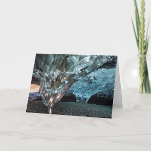 Ice Stalactite In An Ice Cave Card