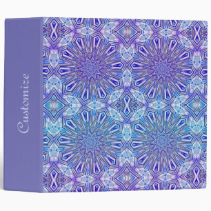 Ice Star Kaleidoscope Pattern Binder 2