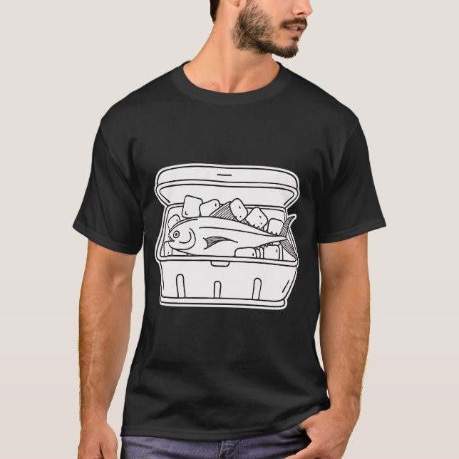Ice Storage Box with Tuna Fish T-Shirt (Front)