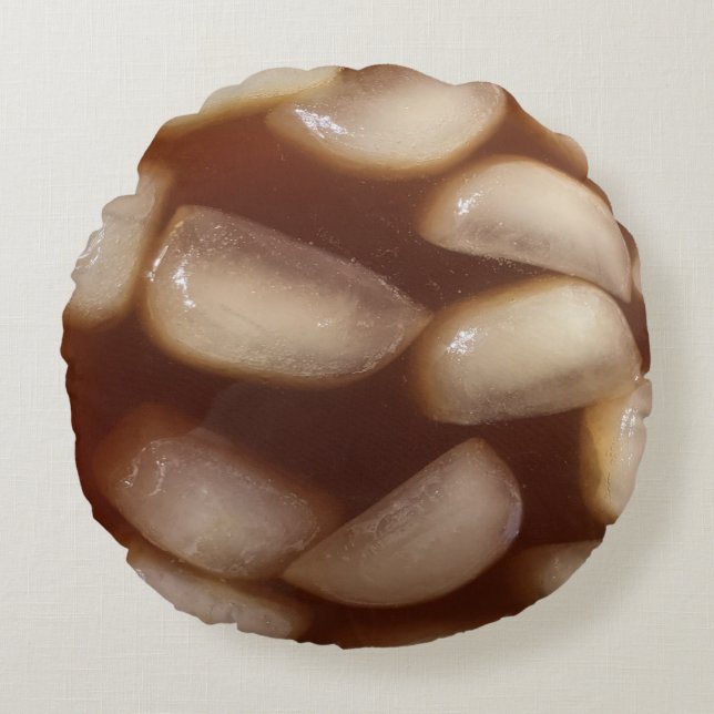 Ice Tea Round Pillow (Front)