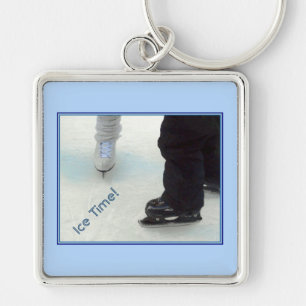 'Ice Time!' Keychain