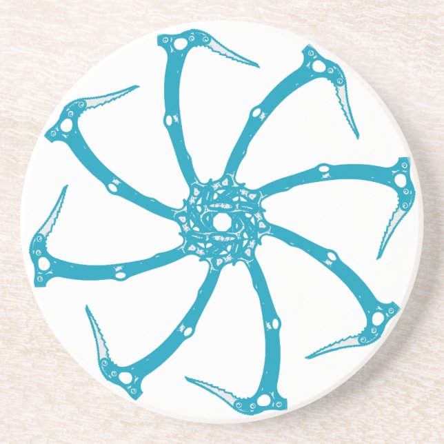 Ice Tool Spindle Coaster (Front)