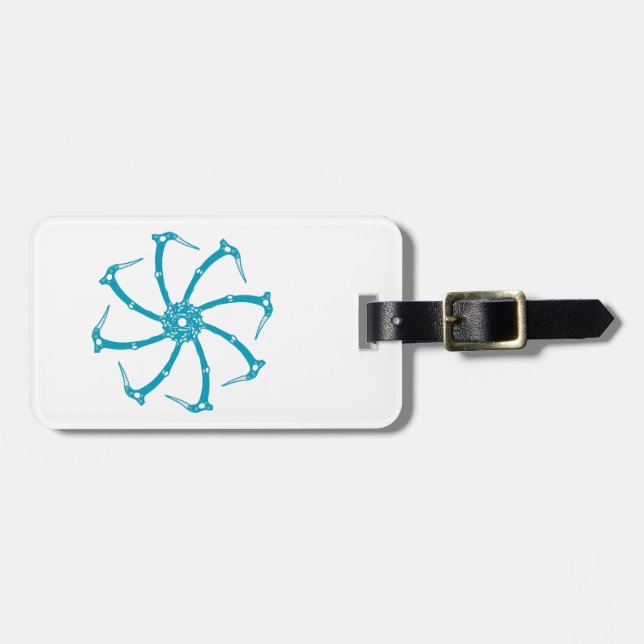Ice Tool Spindle Luggage Tag (Front Horizontal)