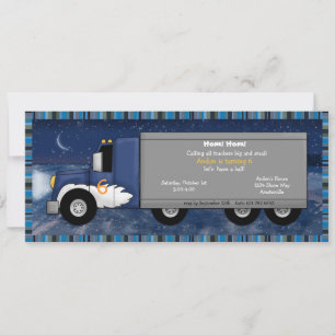 Ice Trucker Invitation