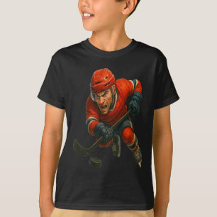Ice Warrior Where Pion Meets The Frozen Ttlefield T-Shirt