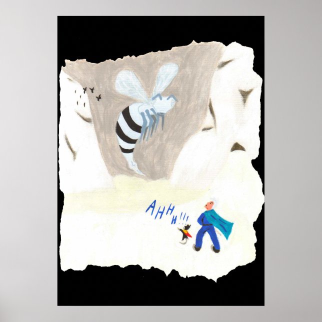 Ice Wasp Mountain Poster (Front)