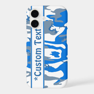 Ice Water Blue Camo w/ Custom Text