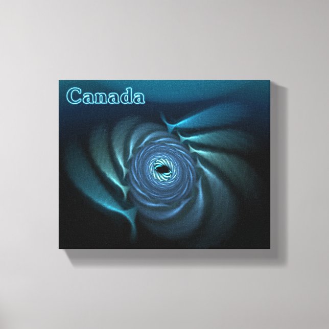 Ice Whales - Canada Canvas Print (Front)