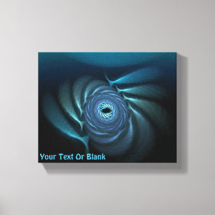 Ice Whales Fractal Canvas Print