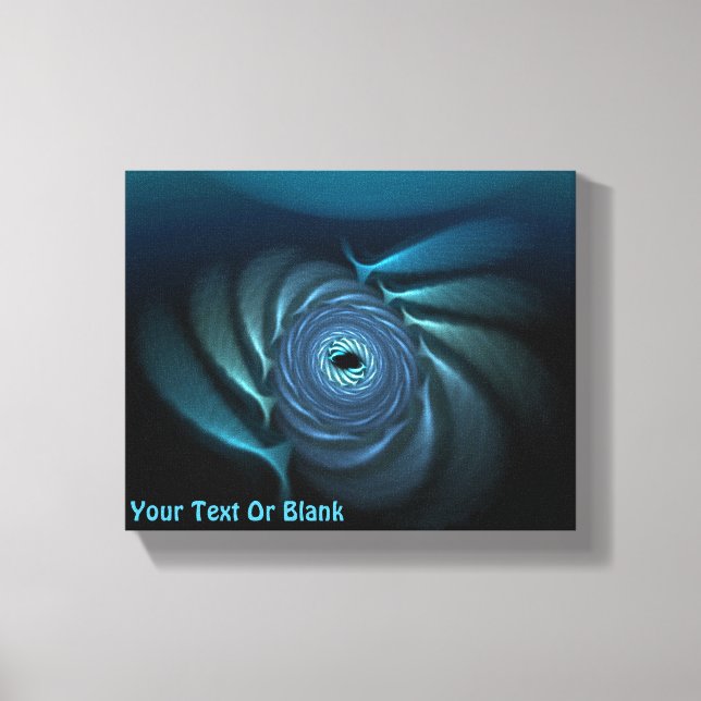 Ice Whales Fractal Canvas Print (Front)