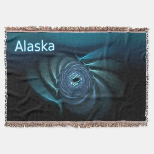 Ice Whales Throw Blanket (Front)