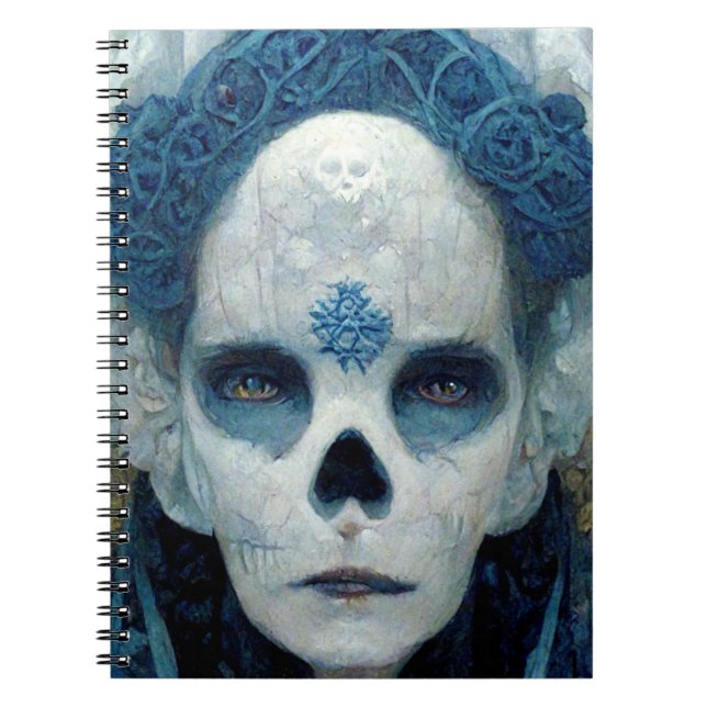 Ice Witch 2 Fantasy Sci-Fi Notebook (Front)