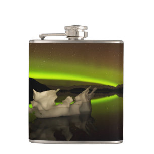 Iceberg Aurora Hip Flask