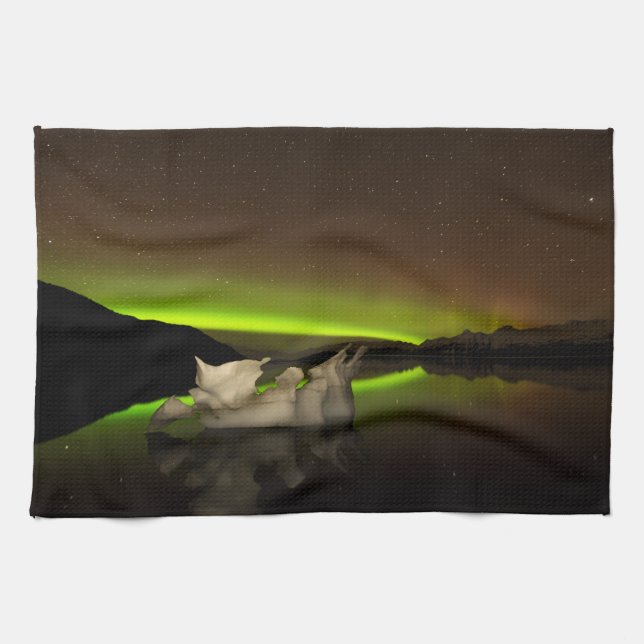 Iceberg Aurora Kitchen Towel (Horizontal)