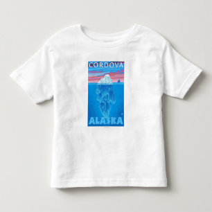 Iceberg Cross-Section - Cordova, Alaska Toddler T-shirt