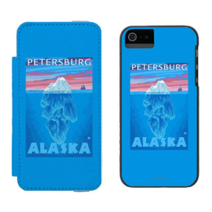 Iceberg Cross-Section - Petersburg, Alaska Incipio Watson™ iPhone 5 Wallet Case