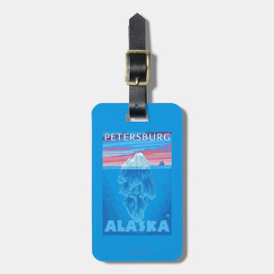 Iceberg Cross-Section - Petersburg, Alaska Luggage Tag