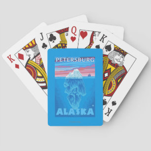 Iceberg Cross-Section - Petersburg, Alaska Playing Cards