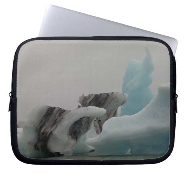 Iceberg formations laptop sleeve (Front)