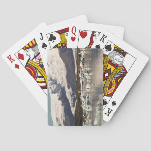 Iceberg formations playing cards