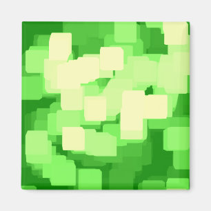 "Iceberg" Geometric Art Magnet