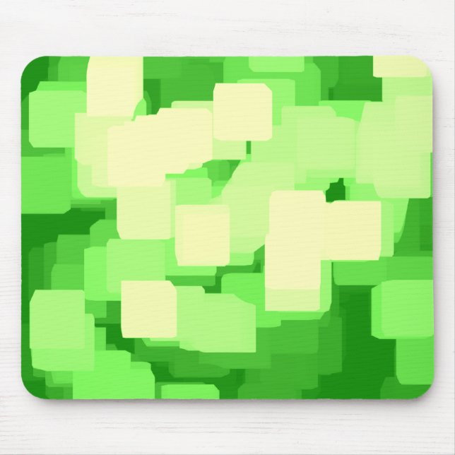 "Iceberg"  Geometric Art Mouse Pad (Front)