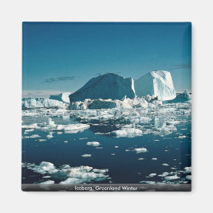 Iceberg, Greenland Winter Magnet