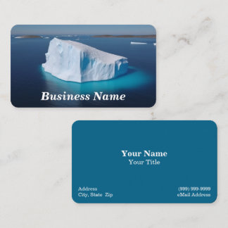 Iceberg in Clear Blue Water Business Card