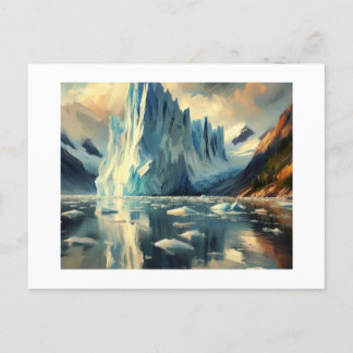 Iceberg in the Mountains,  Postcard