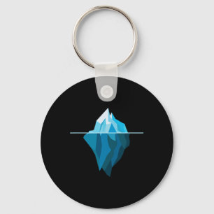 Iceberg Inspirational Earth Day For Nature Lovers Keychain