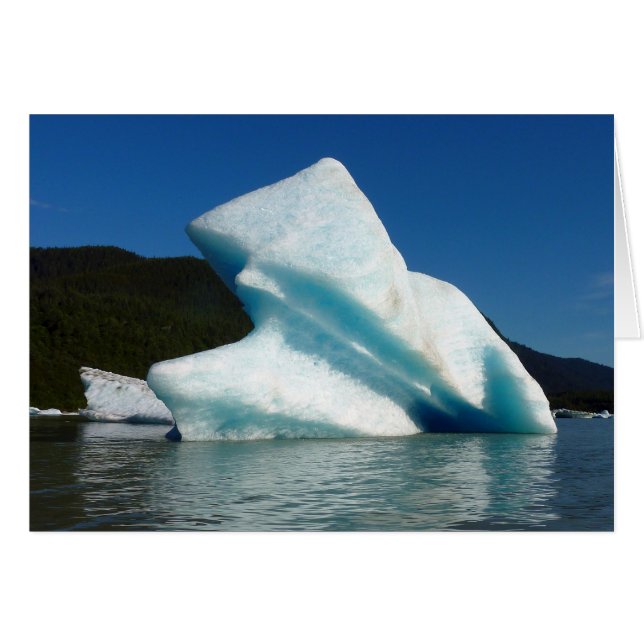 Iceberg on Mendenhall Lake in Alaska (Front Horizontal)