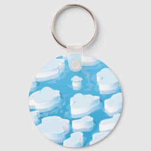 Icebergs Keychain