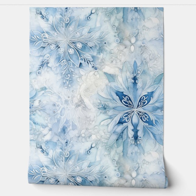 Icebound Fantasy Realm Winter Wallpaper (Unrolling)
