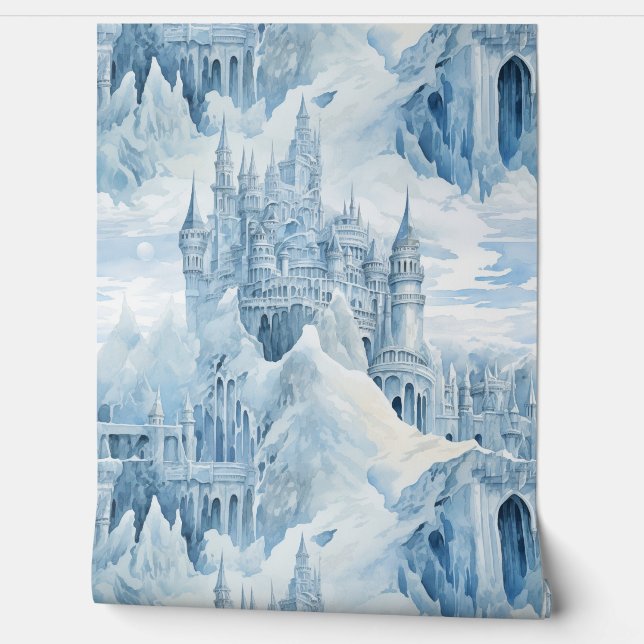 Icebound Fantasy Realm Winter Wallpaper (Unrolling)