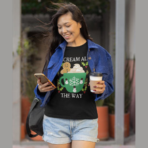 Icecream All The Way Christmas T-Shirt